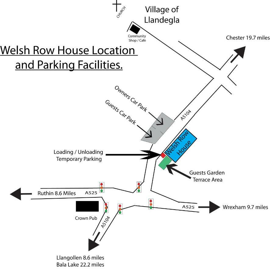 Welsh Row House Apartment Llandegla ภายนอก รูปภาพ